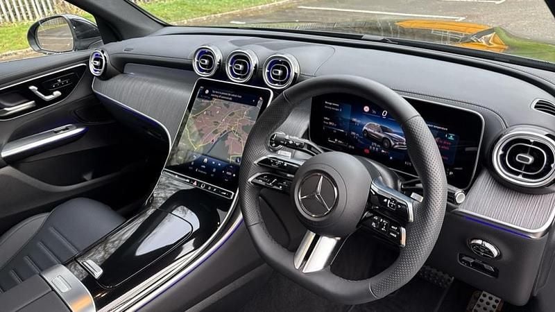 Used Mercedes GLC220 AMG Line Premium 197 HP (144 kW) 2025 Obsidian black metallic SUV