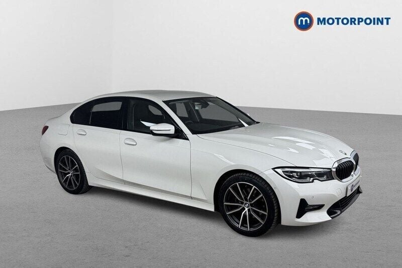 White Used 2020 BMW 320 Sport Line Sedan | £20,299 (Fair price) - Image 1/4