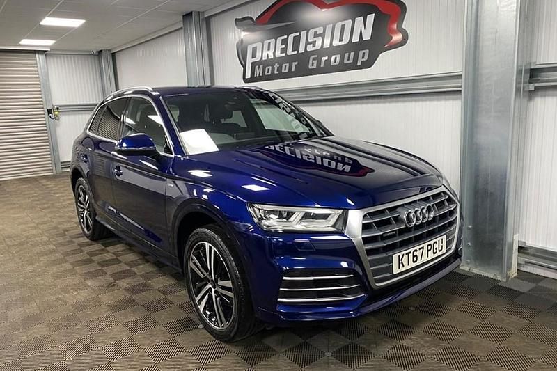 Used Audi Q5 S-Line 252 HP (185 kW) 2018 Blue SUV