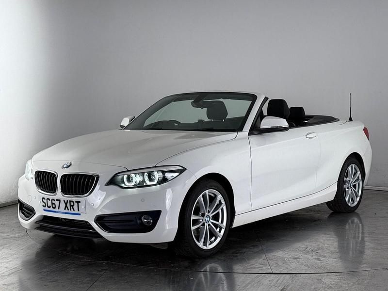 Used BMW 218 Sport Line 2018 White Cabriolet