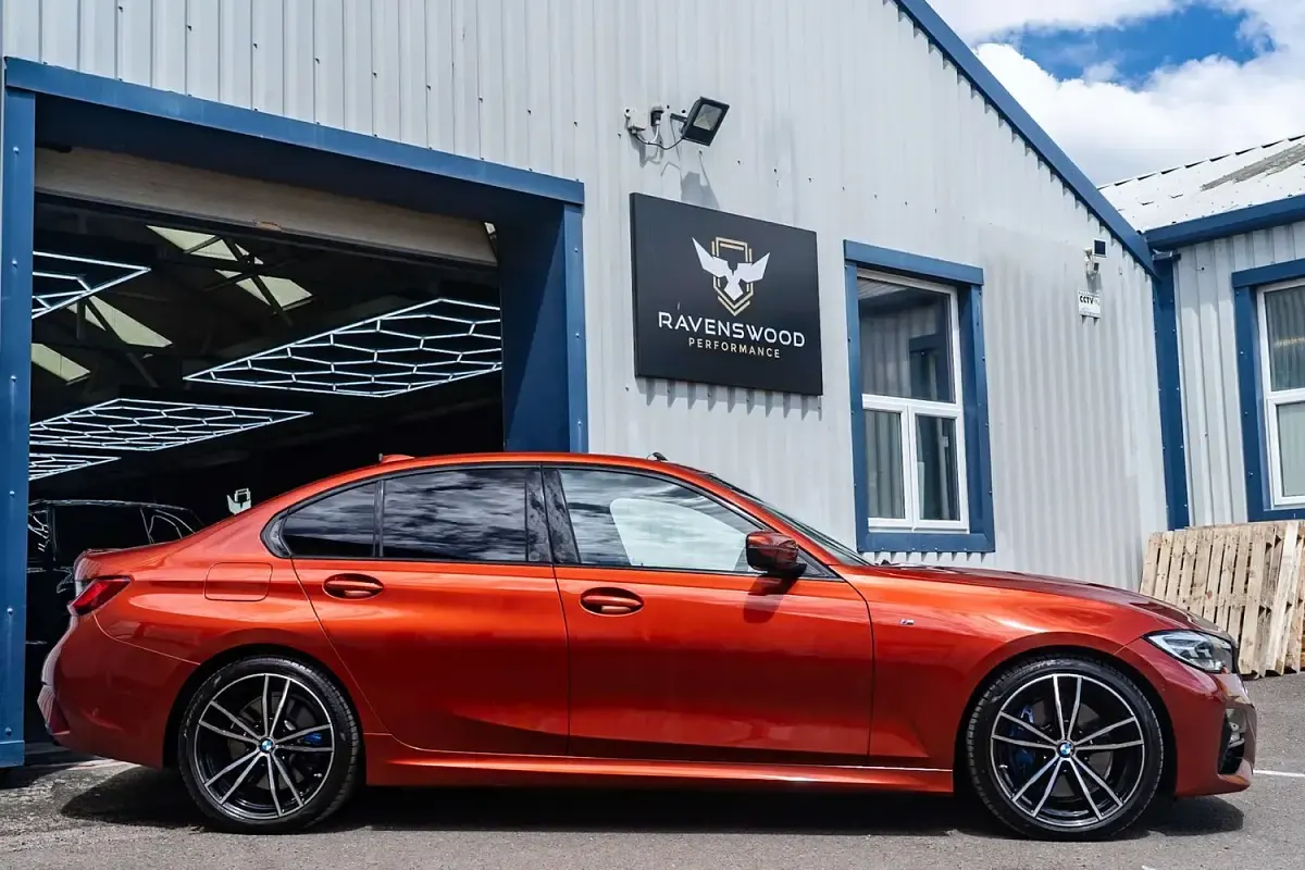 Used BMW 320e M Sport 2021 Orange Sedan