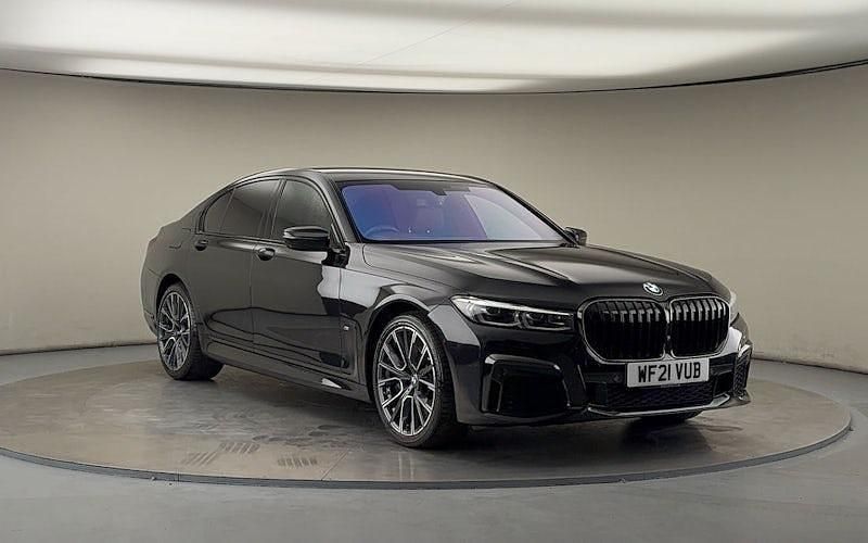 Sapphire black Used 2021 BMW 730 M Sport Sedan | £29,200 (Fair price) - Image 1/4