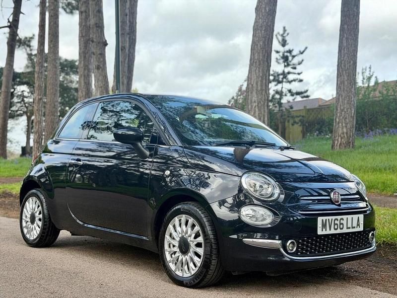Used Fiat 500 Lounge 69 HP (50 kW) 2016 Black Hatchback