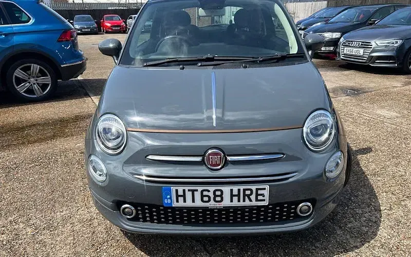 Used Fiat 500 Collezione 69 HP (50 kW) 2019 Grey Hatchback
