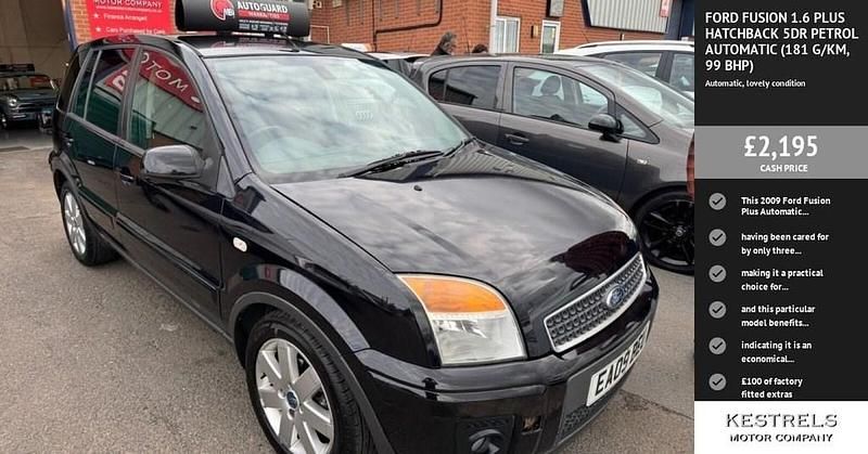 Black Used 2009 Ford Fusion Hatchback | £2,195 (Good price) - Image 1/4