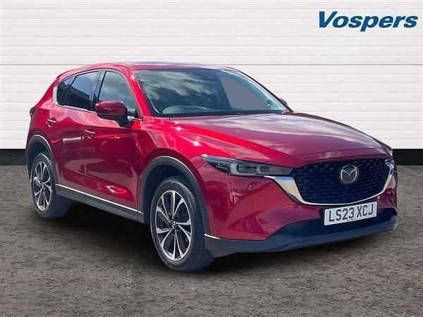Red Used 2023 Mazda CX-5 Exclusive-Line SUV | £22,700 (Fair price) - Image 1/3