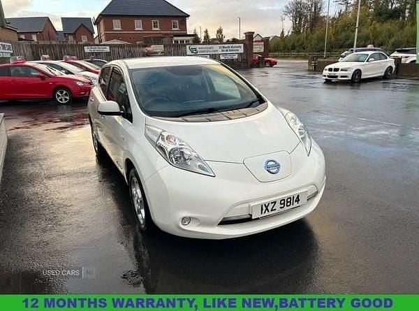 White Used 2016 Nissan Leaf Acenta Hatchback | £4,795 (A bit pricey) - Image 1/4