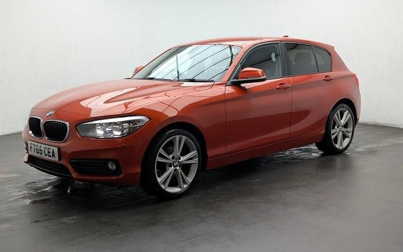 Used BMW 116 Sport Line 116 HP (85 kW) 2015 Orange Hatchback