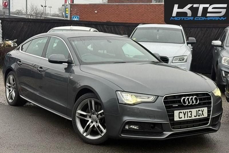 Grey Used 2013 Audi A5 Sportback S-Line Hatchback | £13,995 (Expensive) - Image 1/1
