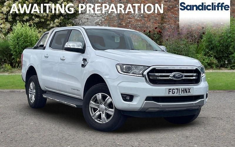 White Used 2022 Ford Ranger Limited Pickup | £16,500 (Super price) - Image 1/4