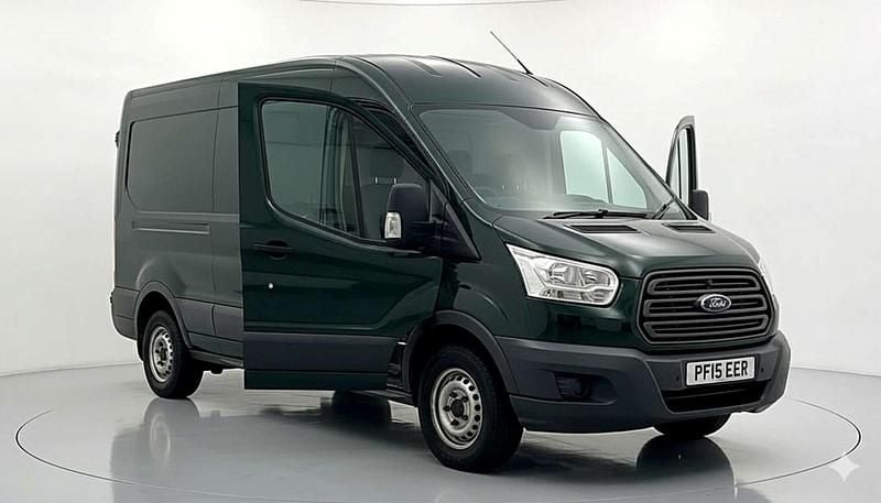 Used Ford Transit 125 HP (91 kW) 2015 Green Van
