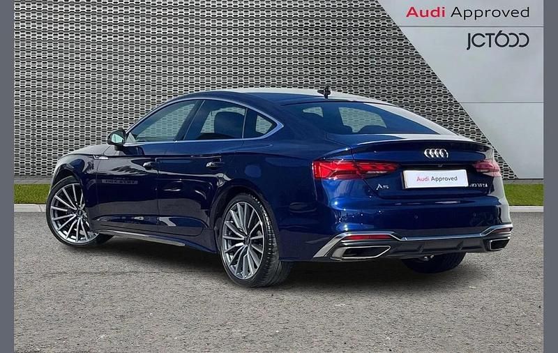Used Audi A5 Sportback S-Line 200 HP (147 kW) 2023 Blue Hatchback