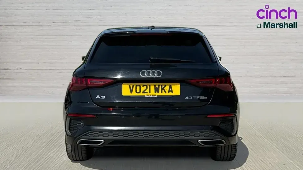 Used Audi A3 e-tron S-Line 204 HP (150 kW) 2021 Black Hatchback