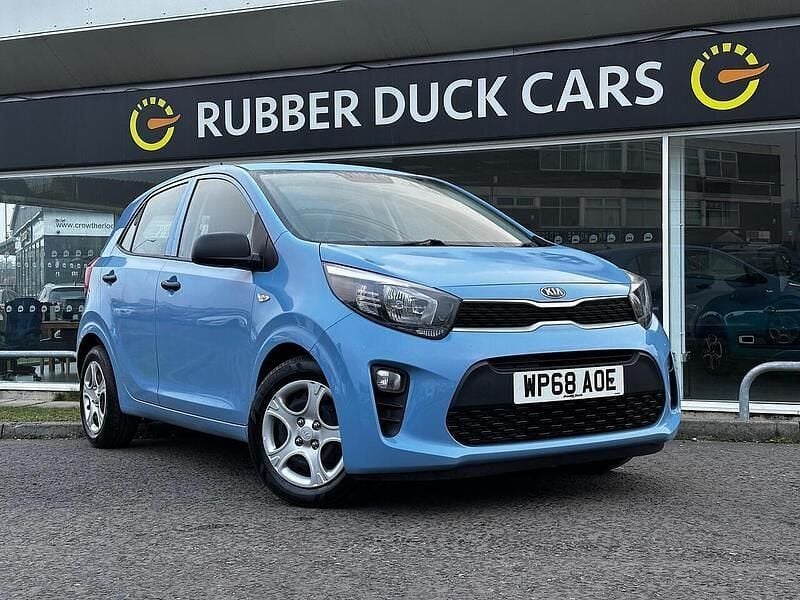 Used Kia Picanto 66 HP (48 kW) 2018 Blue Hatchback