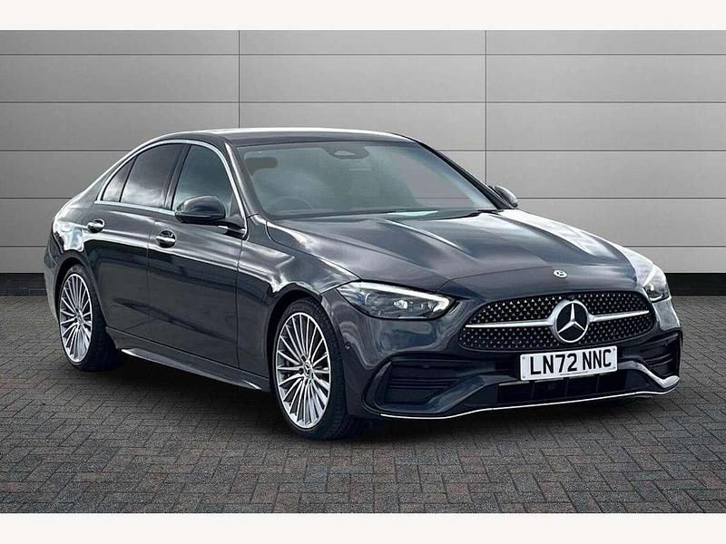 Grey Used 2022 Mercedes C200 AMG Line Premium Sedan | £29,950 (A bit pricey) - Image 1/2