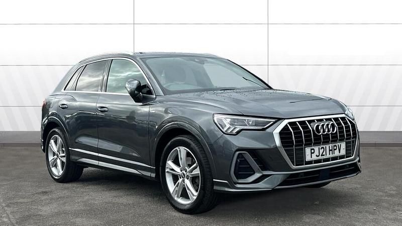 Grey Used 2021 Audi Q3 S-Line SUV | £22,905 (Good price) - Image 1/3