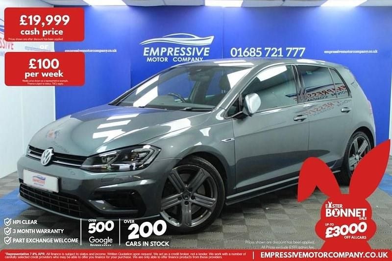Used VW Golf VII R 300 HP (220 kW) 2019 Grey Hatchback