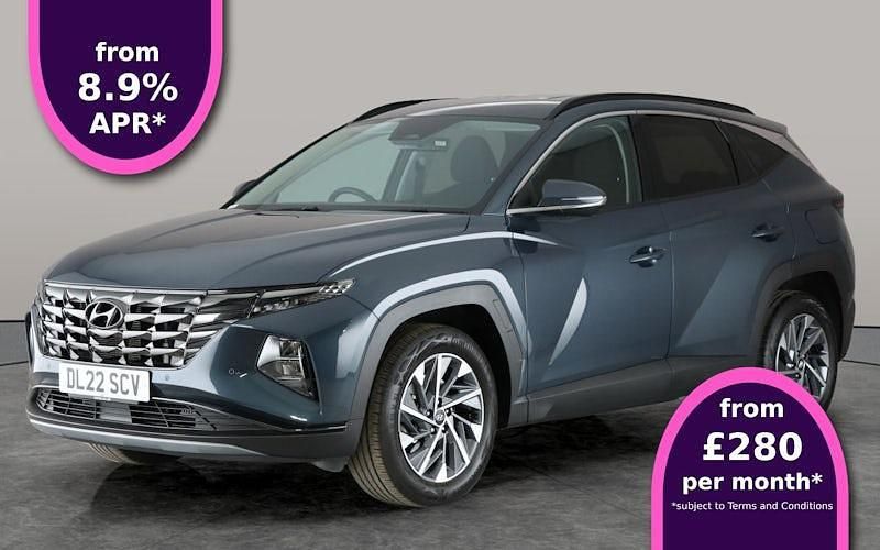 Blue Used 2022 Hyundai Tucson Premium SUV | £19,939 (Fair price) - Image 1/3