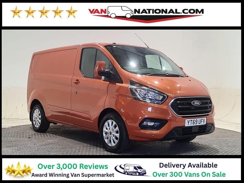 Orange Used 2019 Ford Transit Custom Limited Van | £14,390 (A bit pricey) - Image 1/3