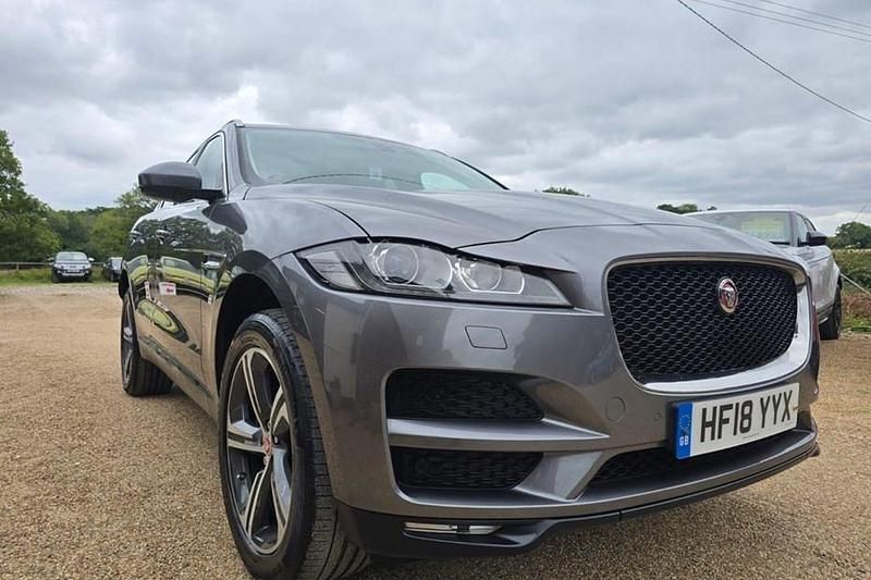 Grey Used 2018 Jaguar F-Pace Portfolio SUV | £19,995 (Fair price) - Image 1/1