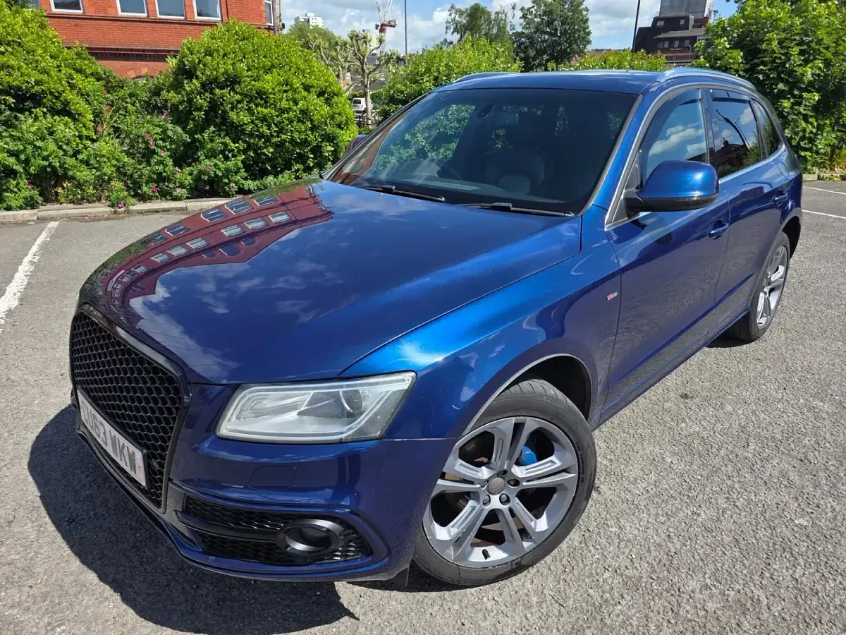 Used Audi Q5 S-line plus 177 HP (130 kW) 2013 Blue SUV