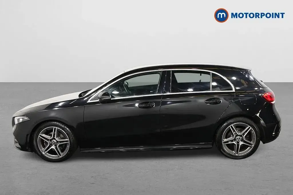 Used Mercedes A200 AMG line 163 HP (119 kW) 2021 Black Hatchback