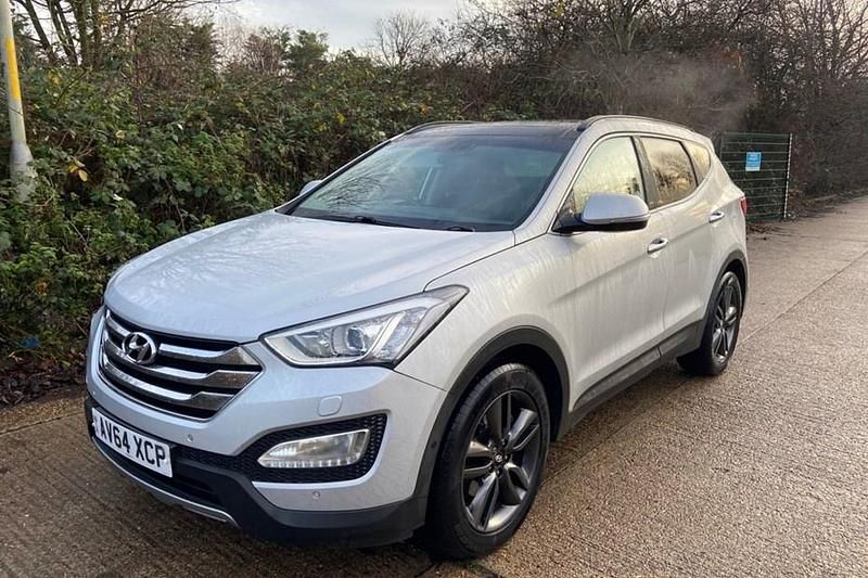 Silver Used 2014 Hyundai Santa Fe Premium SE SUV | £4,995 (Good price) - Image 1/1