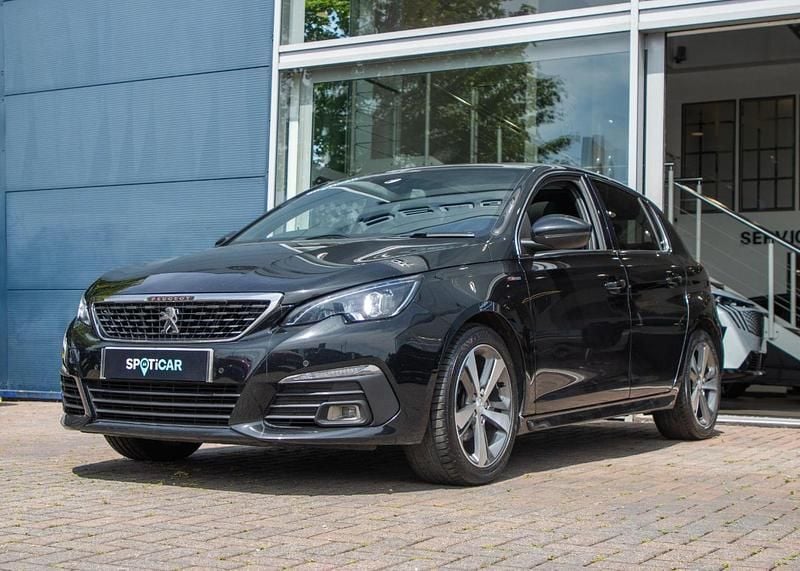 Black Used 2020 Peugeot 308 GT-line Hatchback | £8,270 (Good price) - Image 1/4