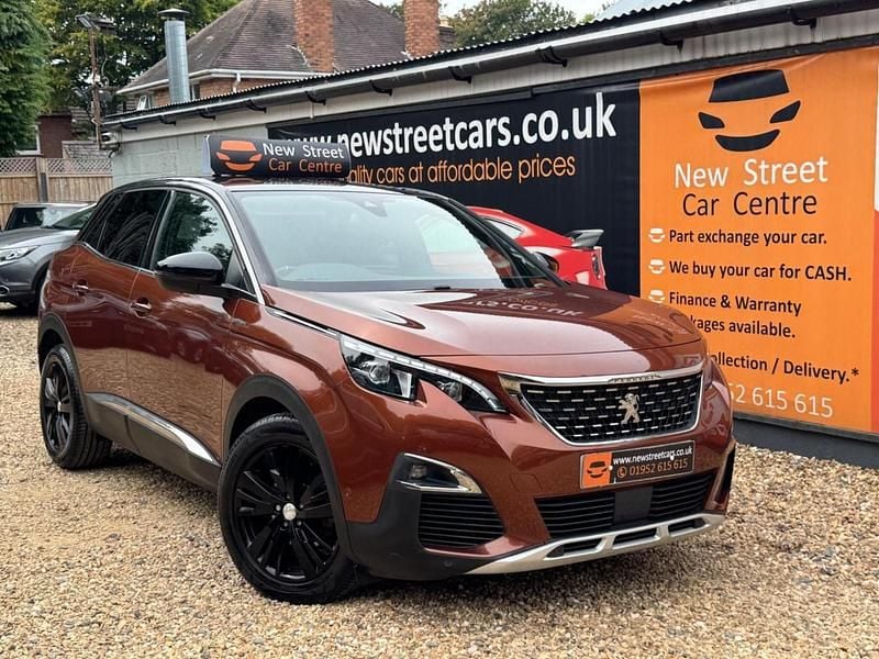 Bronze Used 2017 Peugeot 3008 GT-line Hatchback | £11,384 (Fair price) - Image 1/4