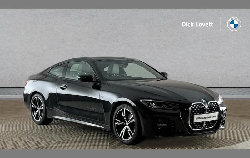 Black Used 2021 BMW 420 M Sport Coupe | £24,000 (Fair price) - Image 1/4