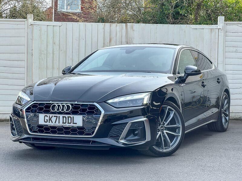 Used Audi A5 Sportback S-Line 163 HP (119 kW) 2021 Black Hatchback