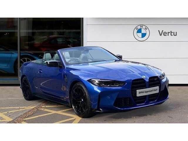 Blue Used 2022 BMW M4 Cabriolet Competition Edition Cabriolet | £48,296 (Good price) - Image 1/4