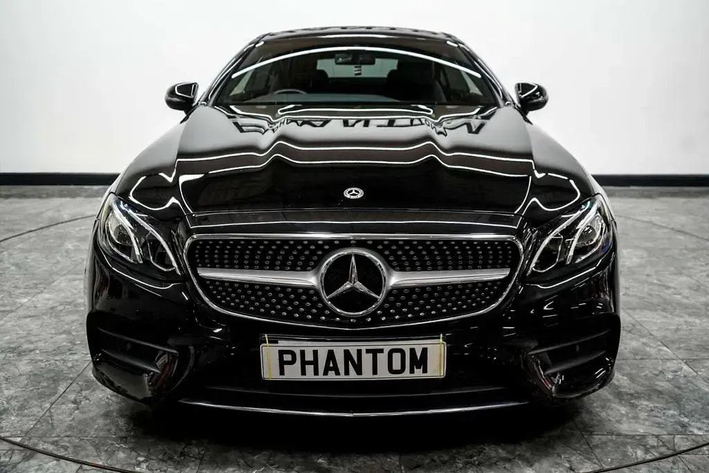 Used Mercedes E300 AMG line 245 HP (180 kW) 2019 Black Coupe