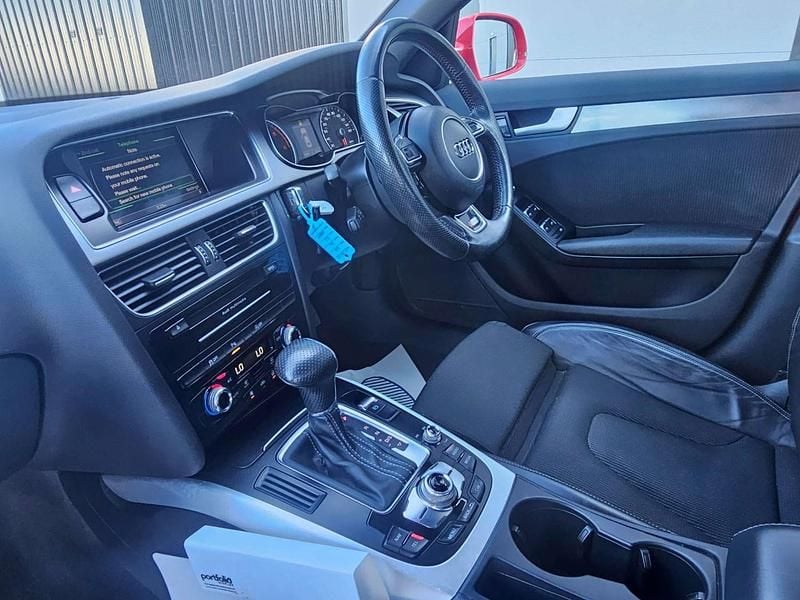 Used Audi A4 S-Line 150 HP (110 kW) 2014 Red Sedan