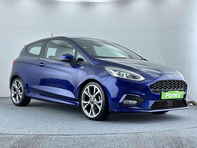 Used Ford Fiesta ST-Line 100 HP (73 kW) 2018 Blue Hatchback