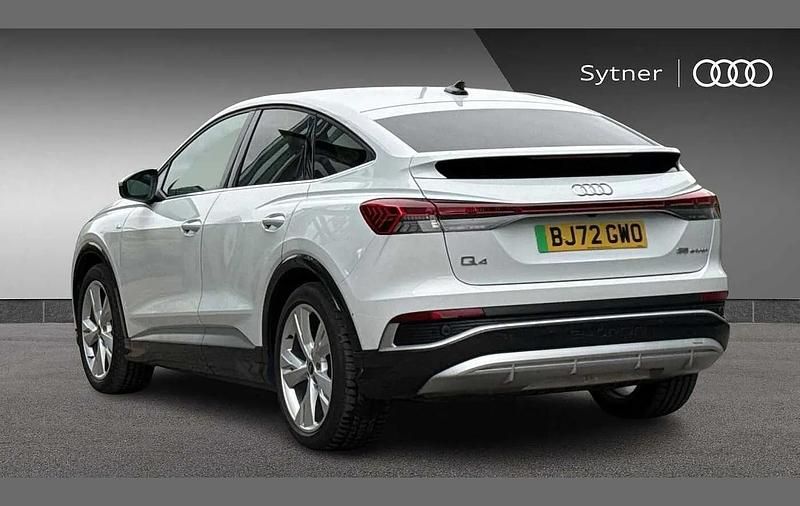 Used Audi Q4 Sportback e-tron S-Line 125 kW (170 HP) 2022 White SUV