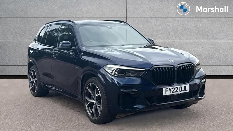 Blue Used 2022 BMW X5 M Sport SUV | £42,123 (Good price) - Image 1/4