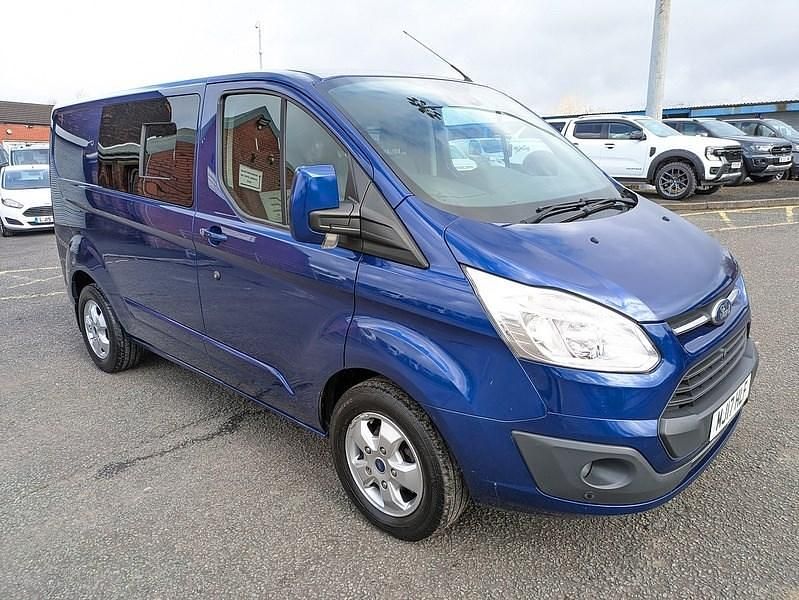 Used Ford Transit Custom Limited 130 HP (95 kW) 2017 Blue Van
