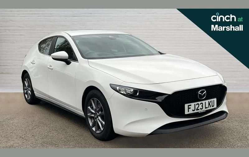 White Used 2023 Mazda 3 Hatchback | £15,433 (Good price) - Image 1/4