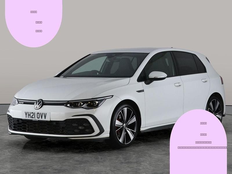 White Used 2021 VW Golf VIII GTD Hatchback | £19,433 (Good price) - Image 1/2