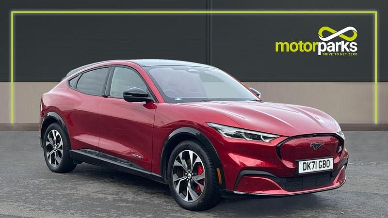 Lucid red Used 2021 Ford Mustang Mach-E Extended Range SUV | £25,750 (Fair price) - Image 1/4