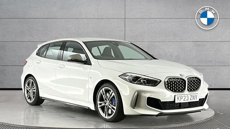 Used BMW M135 Shadowline 302 HP (222 kW) 2023 White Hatchback