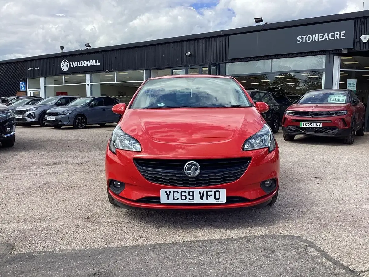 Used Vauxhall Corsa 90 HP (66 kW) 2019 Red Hatchback