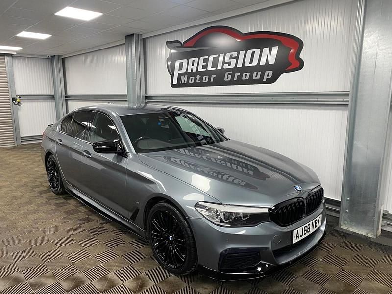 Blue Used 2018 BMW 530e M Sport Sedan | £17,495 (Fair price) - Image 1/4