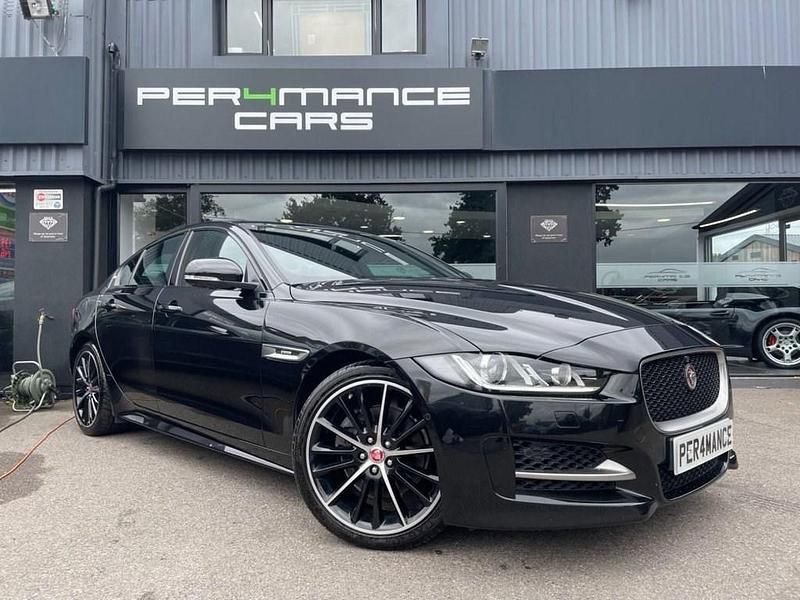 Black Used 2017 Jaguar XE R-Sport Sedan | £14,490 (Fair price) - Image 1/4