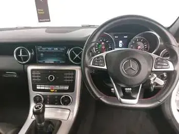 Used Mercedes SLC200 AMG line 184 HP (135 kW) 2016 White Cabriolet