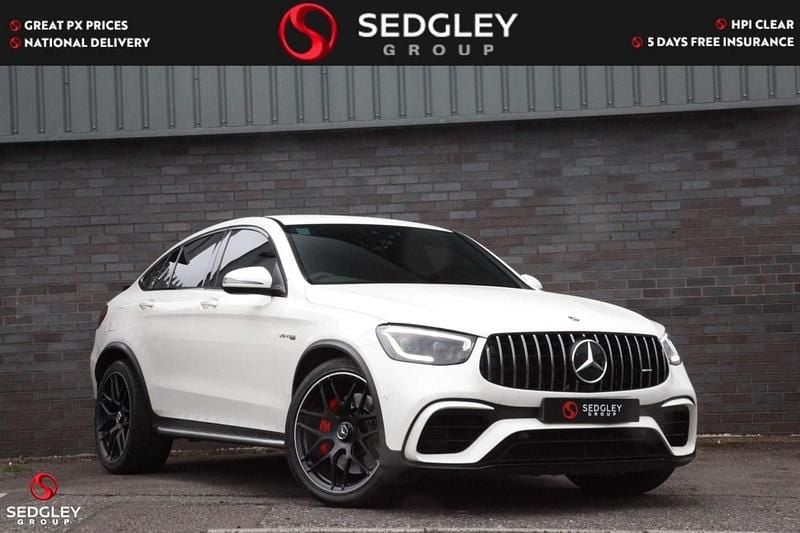 White Used 2021 Mercedes GLC63 AMG AMG Coupe | £48,995 (Super price) - Image 1/4