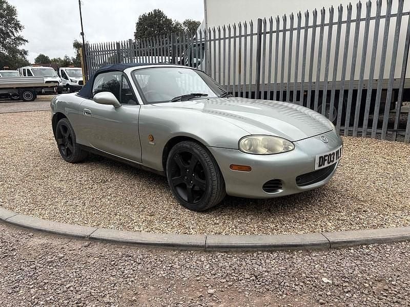 Silver Used 2003 Mazda MX5 Cabriolet | £2,500 (Fair price) - Image 1/4