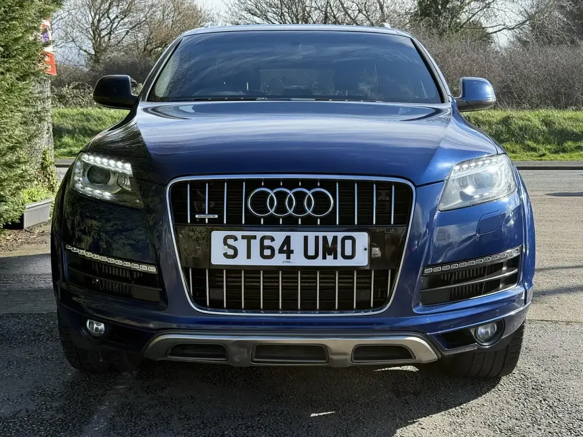 Used Audi Q7 S-Line 242 HP (177 kW) 2014 Blue SUV