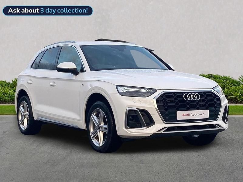 White Used 2023 Audi Q5 S-Line SUV | £30,711 (Good price) - Image 1/4